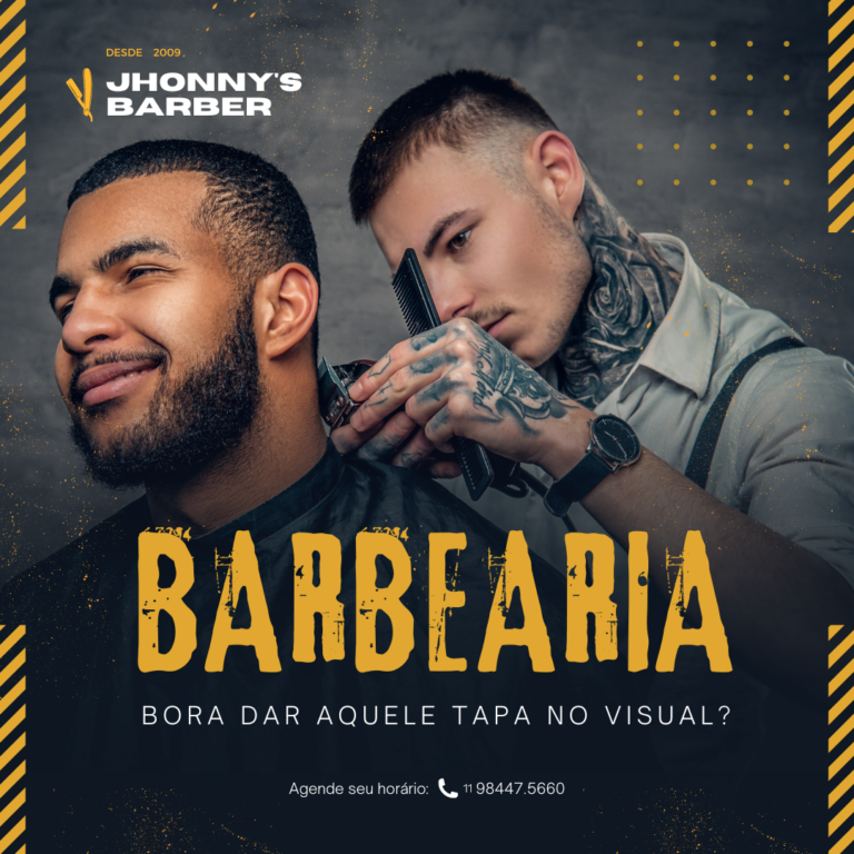 Black and Yellow Creative Minimalist Barbershop Promotion Instagram Post (1)