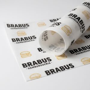 Papel para Hambúrguer Personalizado