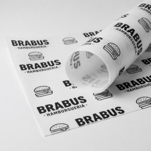 Papel para Hambúrguer Personalizado